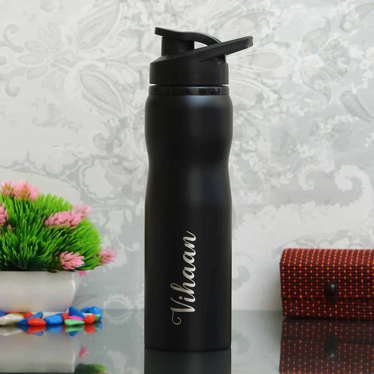 Flip Sipper Bottle Black