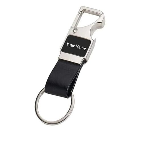 Leatherette Opener Keychain