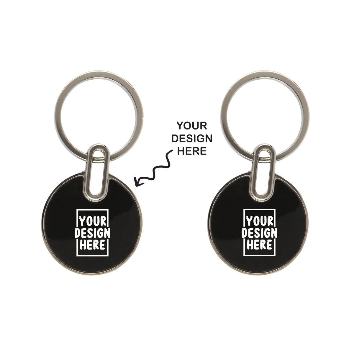 Round Keychains view 2