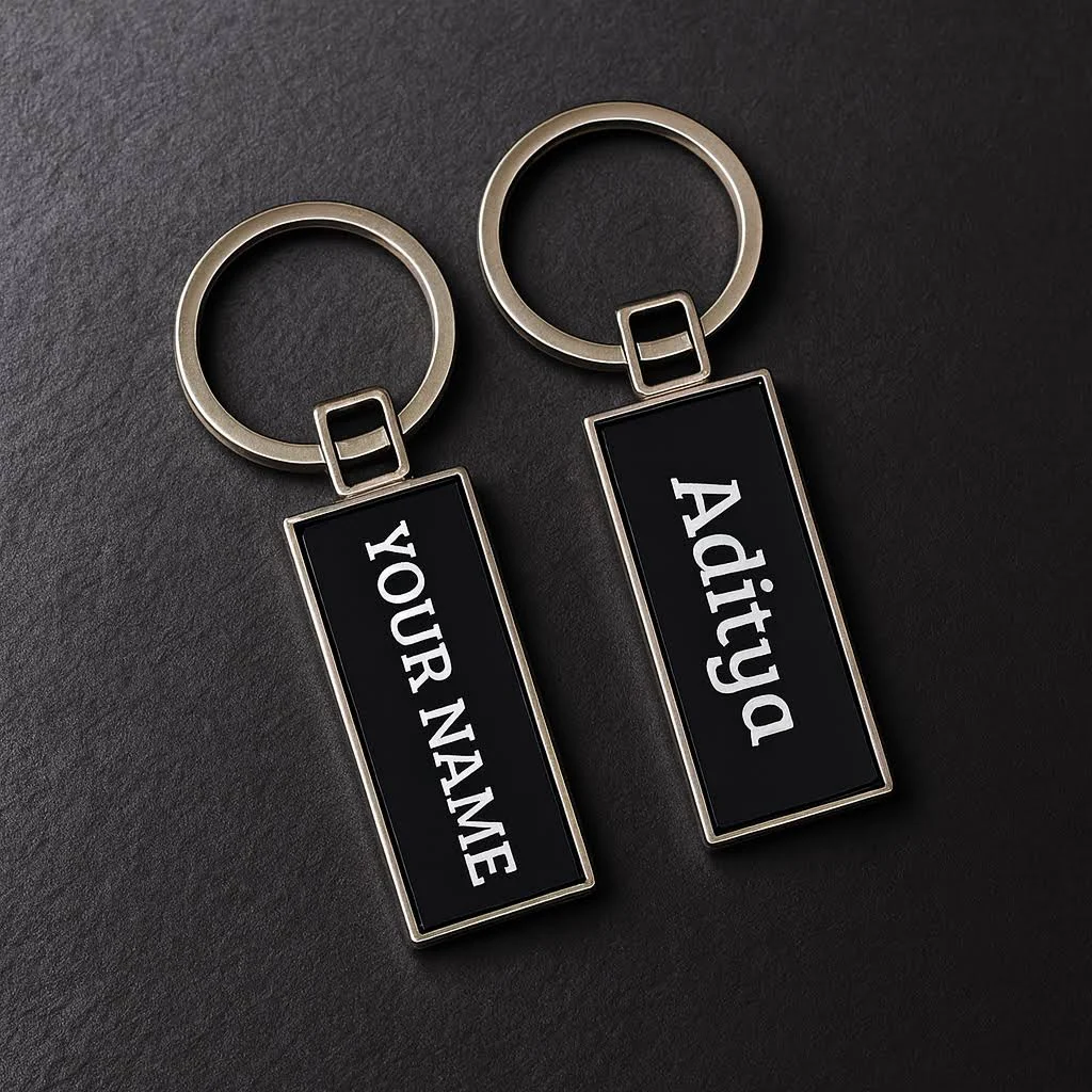Rectangle Keychains view 2