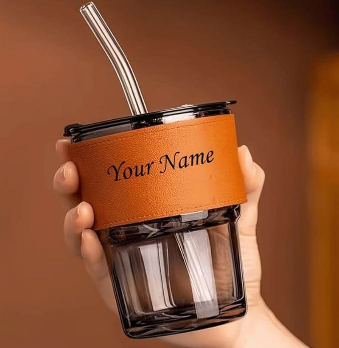 Glass Straw Mug view 3